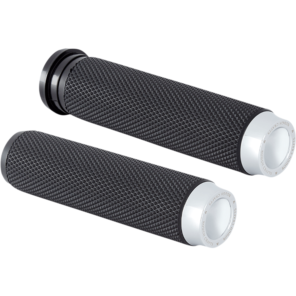 ROUGH CRAFTS Grips Knurled TBW Chrome