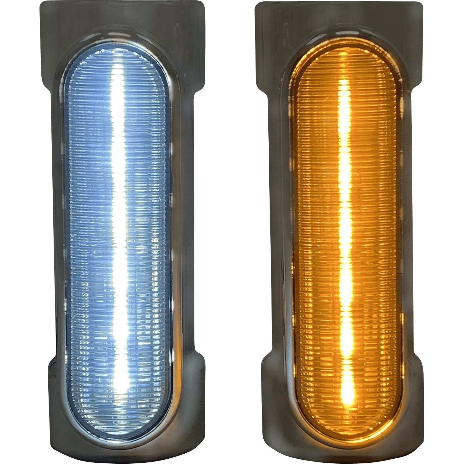 CUSTOM DYNAMICS Engine Guard Light FLH Chrome CDCBAWBCMC