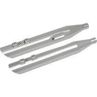 DRAG SPECIALTIES 3-1/2" Slashdown Slip-On Mufflers Chrome