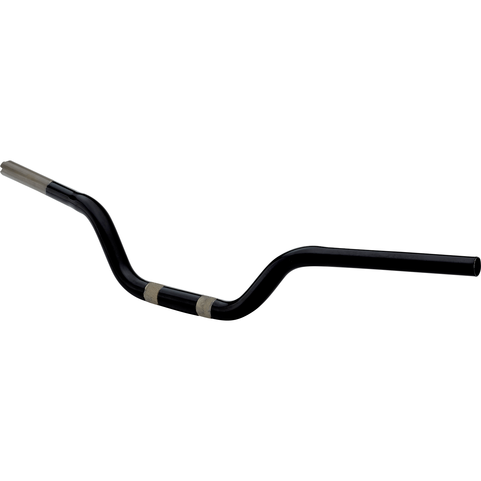 TODD'S CYCLE Handlebar Moto 1-1/8" Flat Black TD11800M