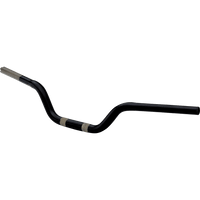 TODD'S CYCLE Handlebar Moto 1-1/8" Flat Black TD11800M