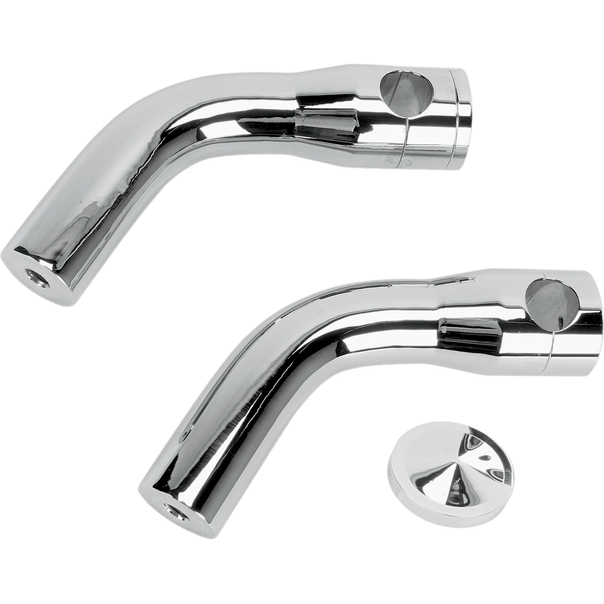 ACCUTRONIX Risers Pullback 6" Chrome HRP1356C