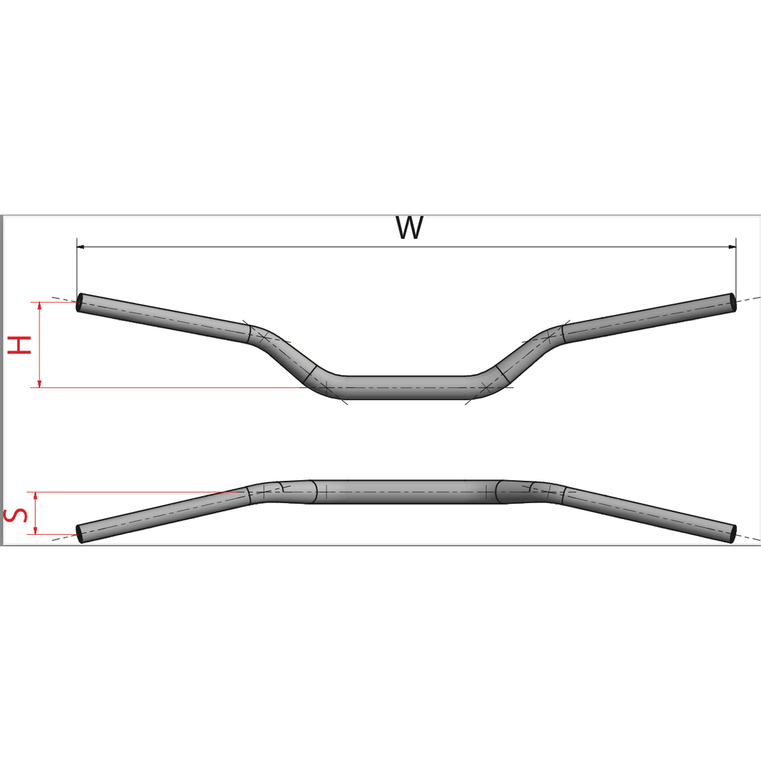 NEKEN Handlebar Mini Low Silver