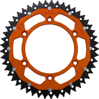 MOOSE RACING Dual Sprocket Orange 49 Tooth