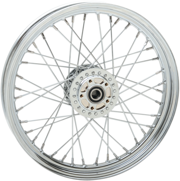 DRAG SPECIALTIES Wheel Laced 40 Spoke Front Chrome 19x2.5 '04-'05 FXD