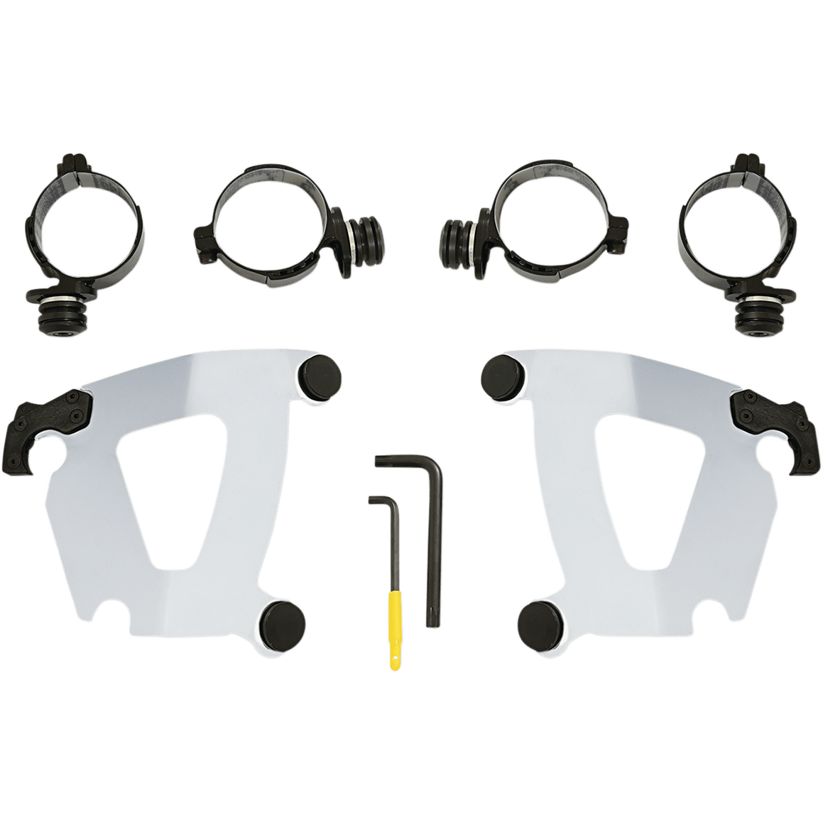 MEMPHIS SHADES Road Warrior Mounting Kit Polished FXFB MEK2050