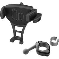 CIRO Phone Holder Constrictor Black Black 7/8" | 1" Handlebar Mount