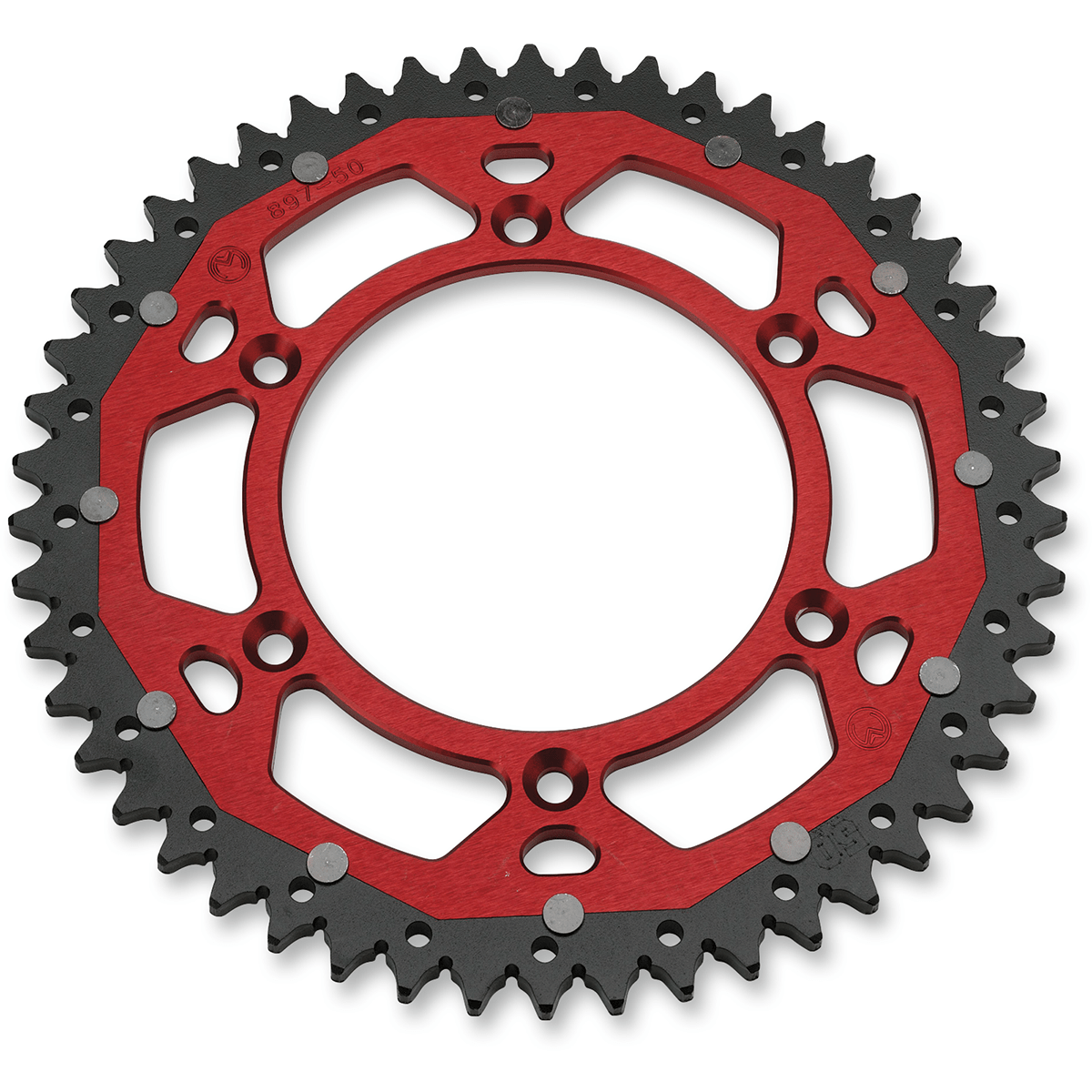 MOOSE RACING Dual Sprocket Red 50 Tooth