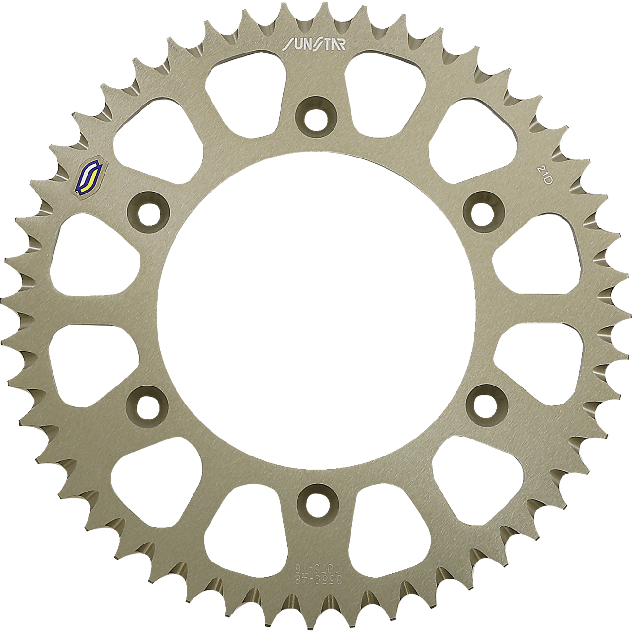 SUNSTAR SPROCKETS Rear Sprocket 48 Tooth Honda Works/Gold 5355948