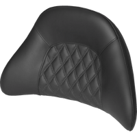 SADDLEMEN Tour-Pak® Backrest Pad Cover Lattice Stitched Black 0111884LS