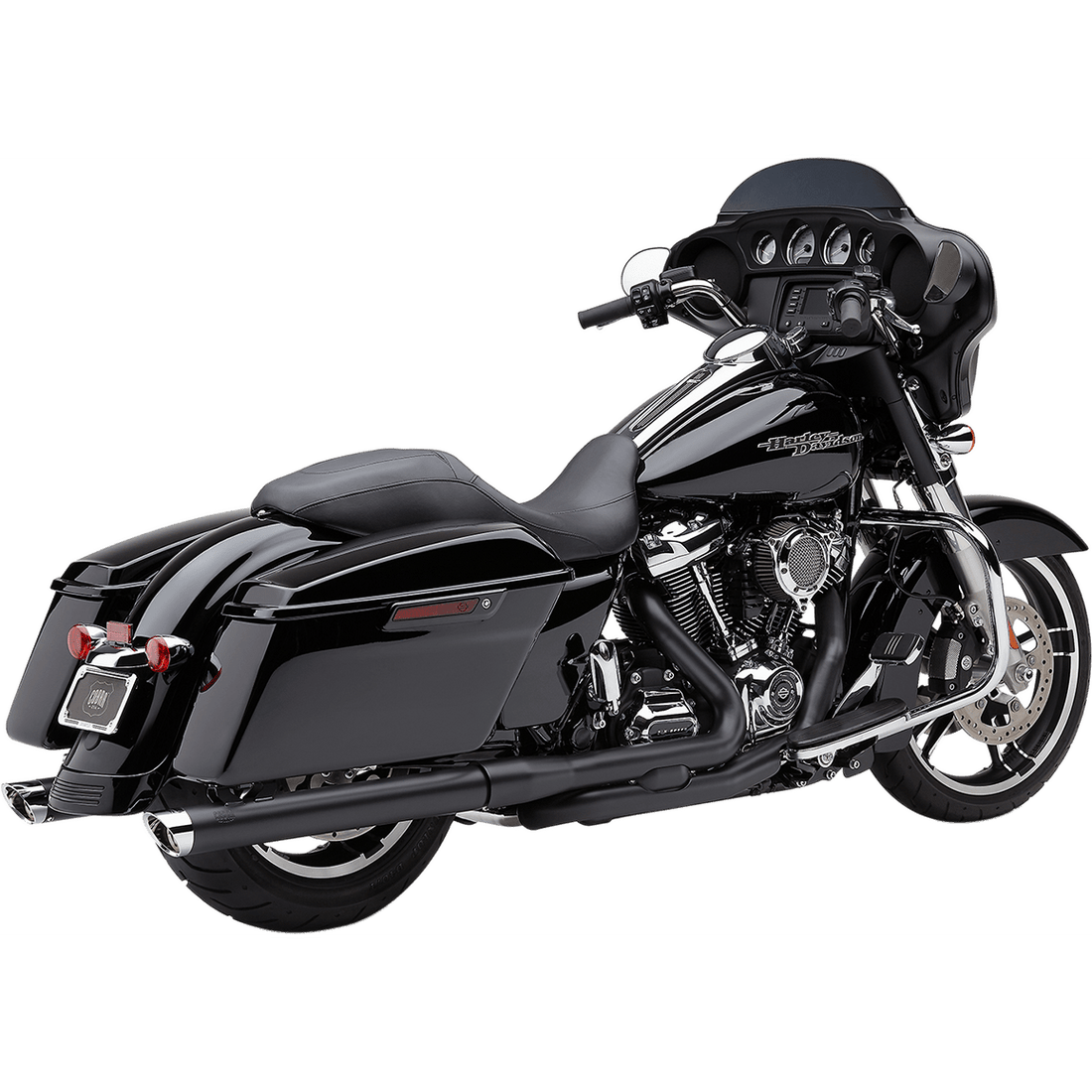 COBRA 3" Mufflers Black '17-'20 Bagger 6021RB