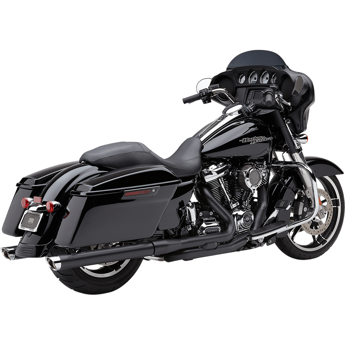 COBRA 3" Mufflers Black '17-'20 Bagger 6021RB