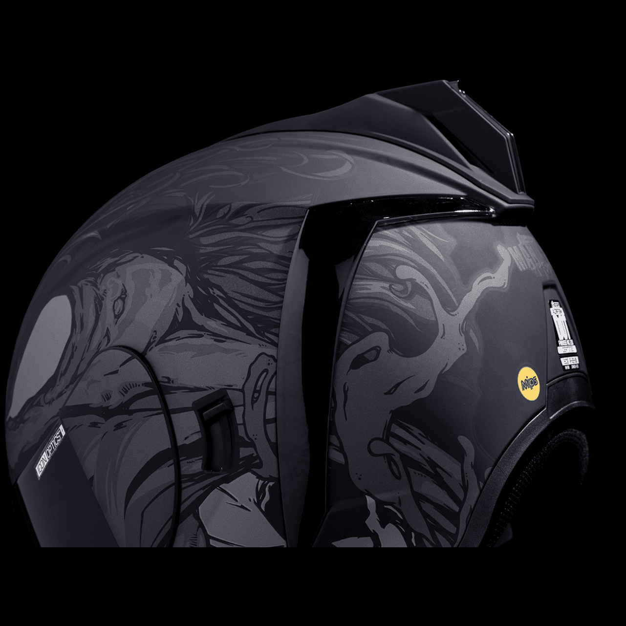 ICON Airform™ Helmet Manik'RR MIPS® Dark Black Small