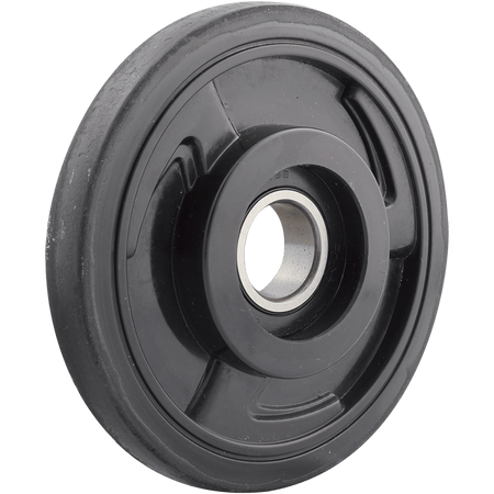 KIMPEX Idler Wheel with Bearing 6205-2RS Black Group 14 130 mm OD x 1" ID