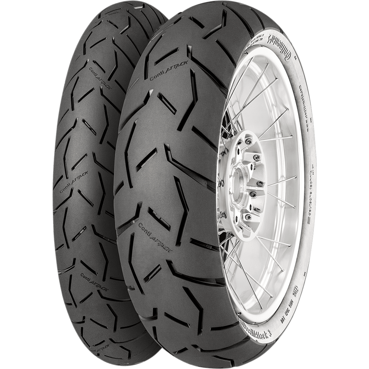 CONTINENTAL Tire ContiTrailAttack 3 Front 120/70ZR17 58W 02445370000