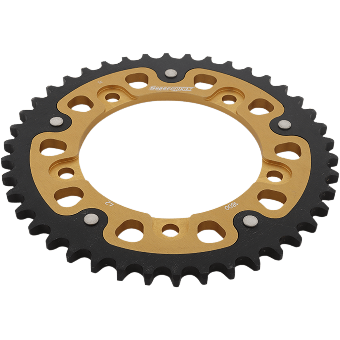 SUPERSPROX Stealth Rear Sprocket 42 Tooth Gold Suzuki/Triumph RST180042GLD