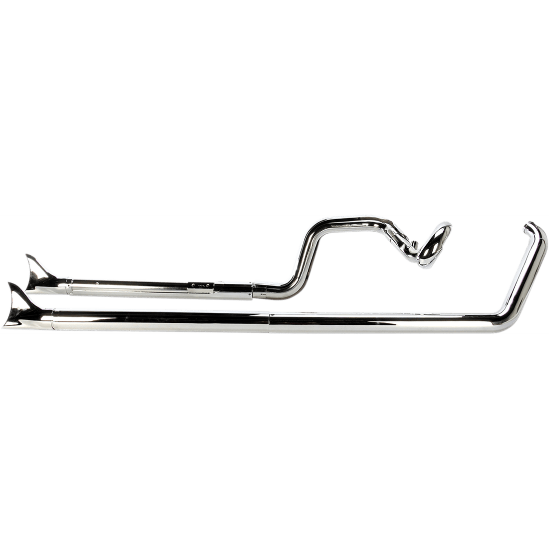 COBRA True Dual Exhaust Fishtail '07-'11 Softail 6988