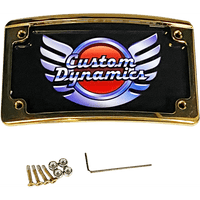 CUSTOM DYNAMICS LED License Plate Frame Gold