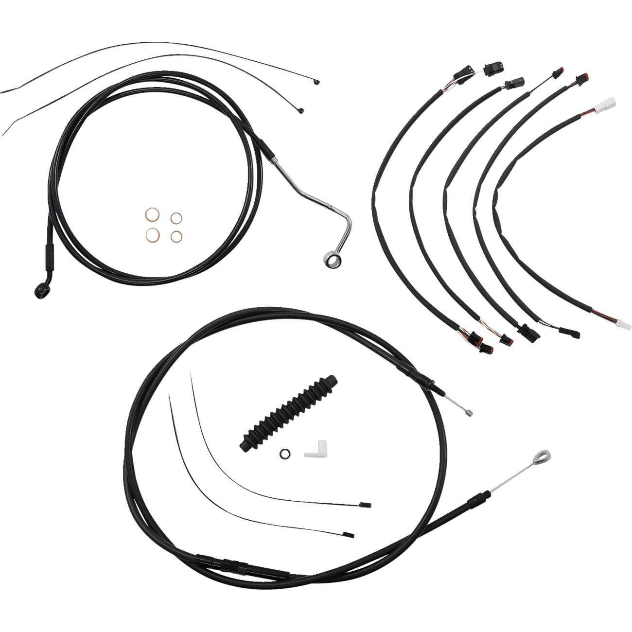 MAGNUM SHIELDING Control Cable Kit XR Black 4861022