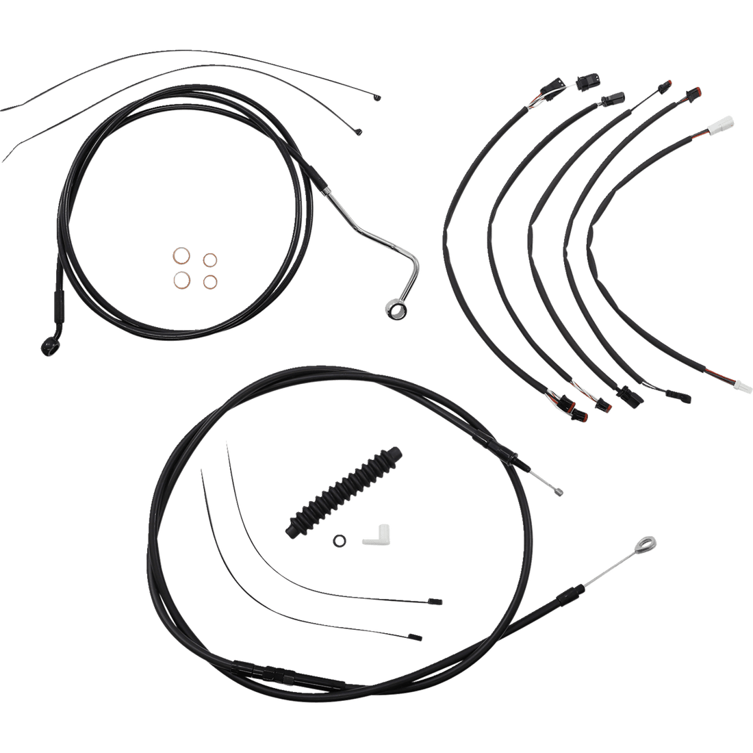 MAGNUM SHIELDING Control Cable Kit XR Black 4861022