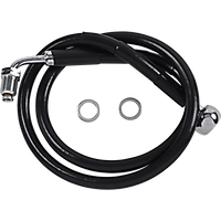 DRAG SPECIALTIES Brake Line +6" Black '18-'21 Softail