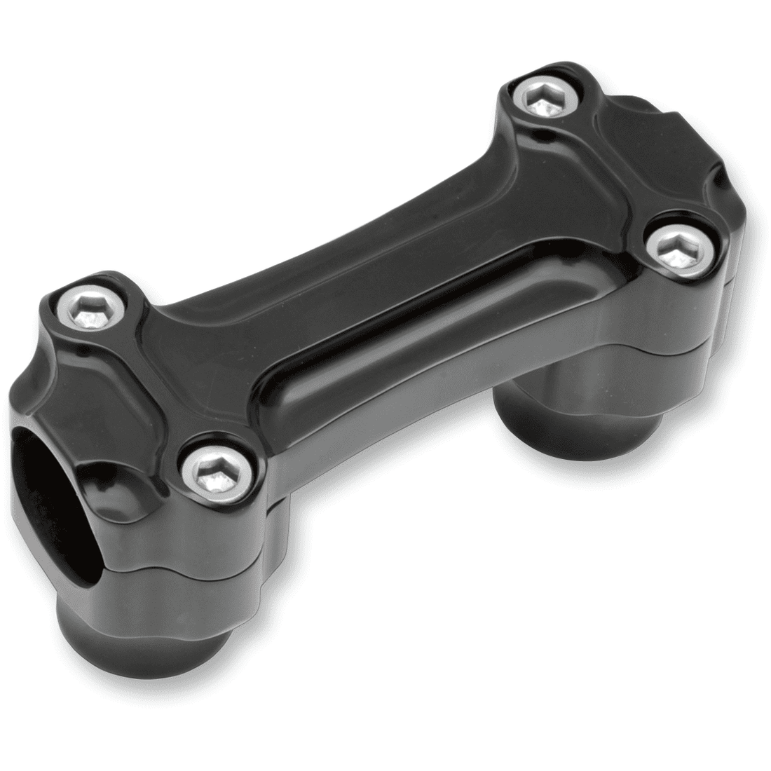 TODD'S CYCLE Risers Bone 1" Black BBC32