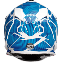 MOOSE RACING Youth F.I. Helmet Agroid Camo MIPS® Blue/White Medium 01111533