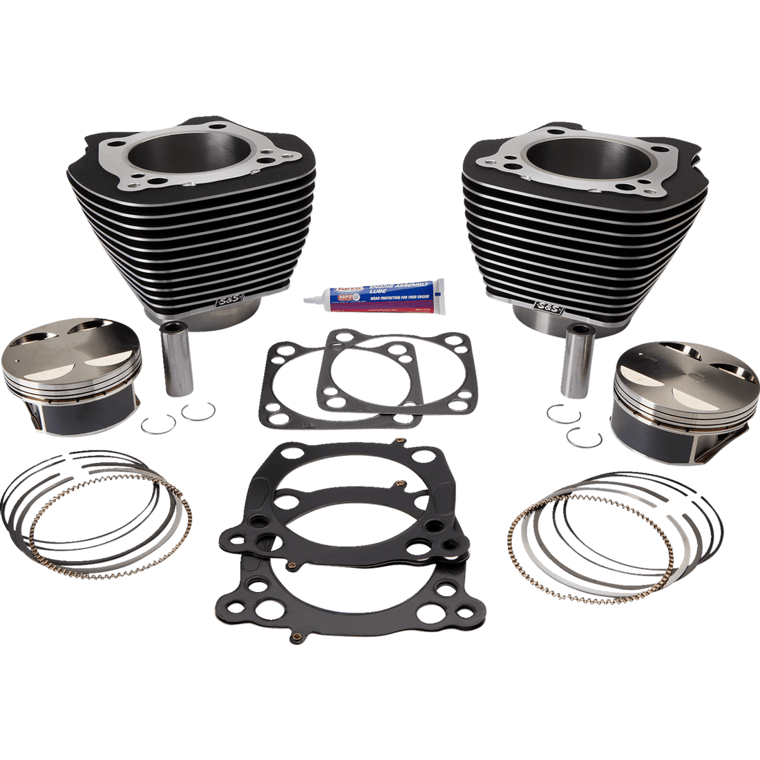 S&S CYCLE 124" Big Bore Cylinder Kit M8 Black