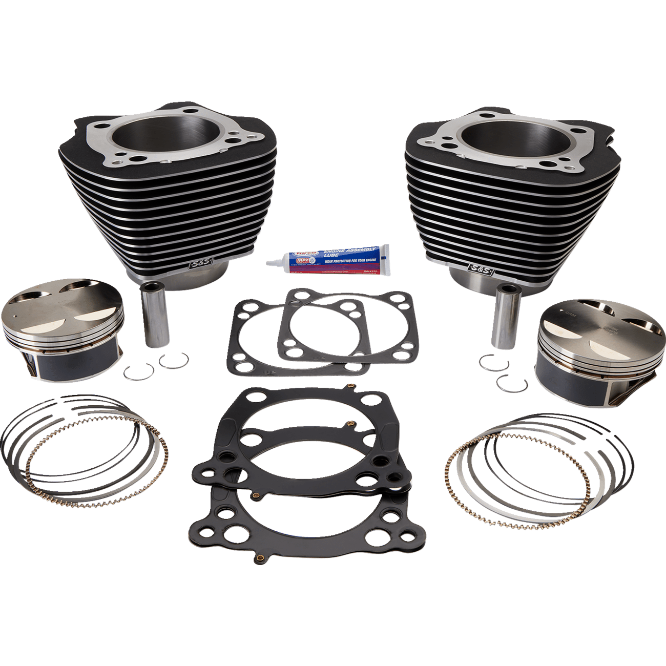 S&S CYCLE 124" Big Bore Cylinder Kit M8 Black