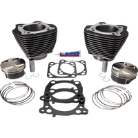 S&S CYCLE 124" Big Bore Cylinder Kit M8 Black