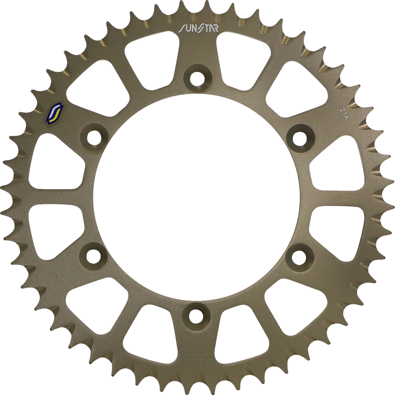 SUNSTAR SPROCKETS Rear Sprocket 48 Tooth Works/Gold 5359248