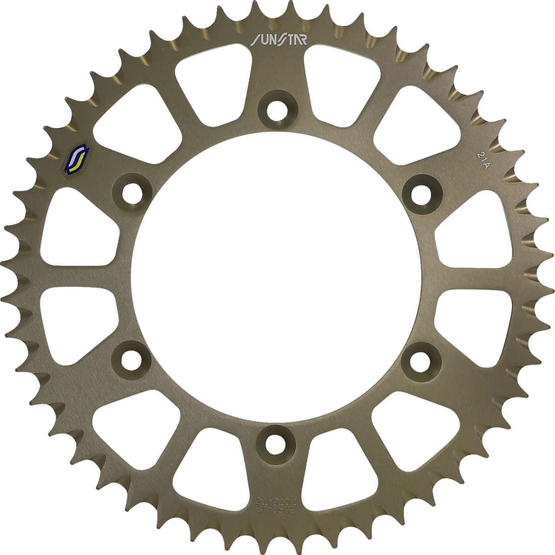 SUNSTAR SPROCKETS Rear Sprocket 48 Tooth Works/Gold 5359248