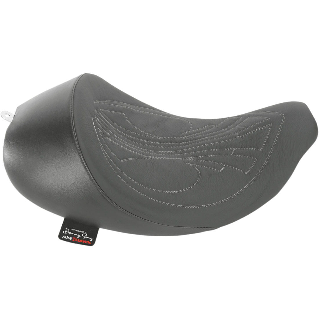 DANNY GRAY Bigseat™ Solo Seat Drag Stitch w/ Charcoal Gray Thread FL '08-'23 21417DAIR