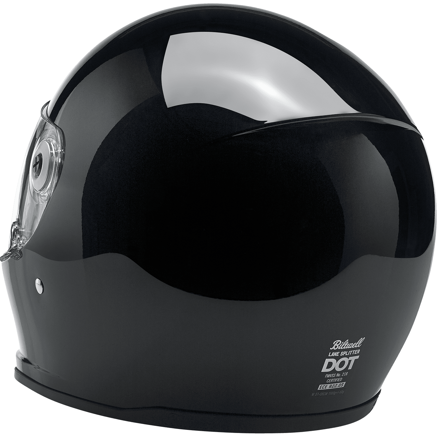 BILTWELL Lane Splitter Helmet Gloss Black XS 1004101101