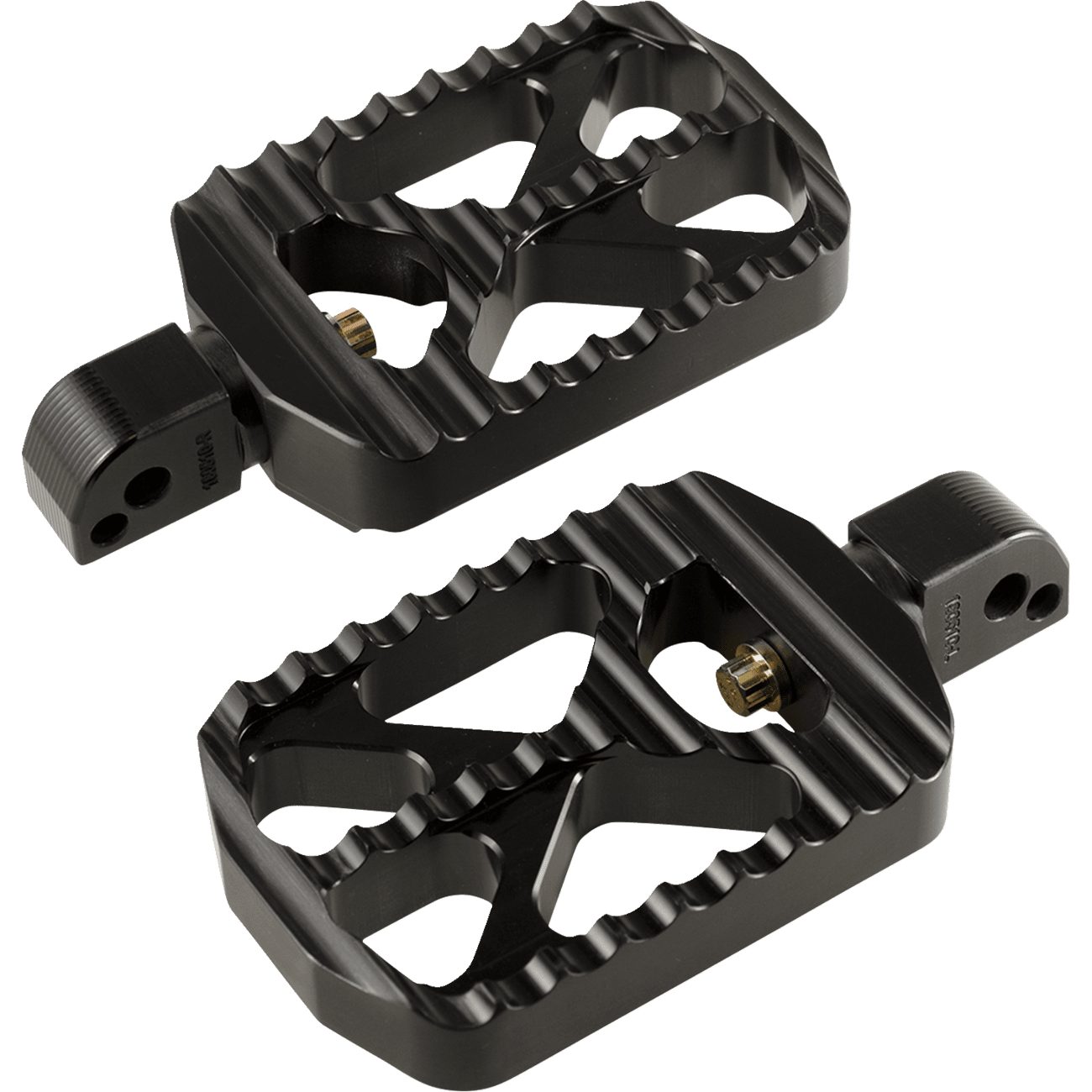 JOKER MACHINE Bear Claw Footpegs Black Harley-Davidson 086467B