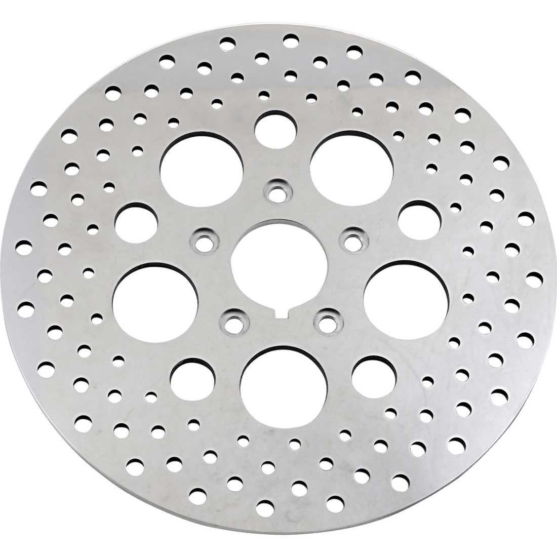 DRAG SPECIALTIES Drilled Brake Rotor Front 11.5" Harley-Davidson