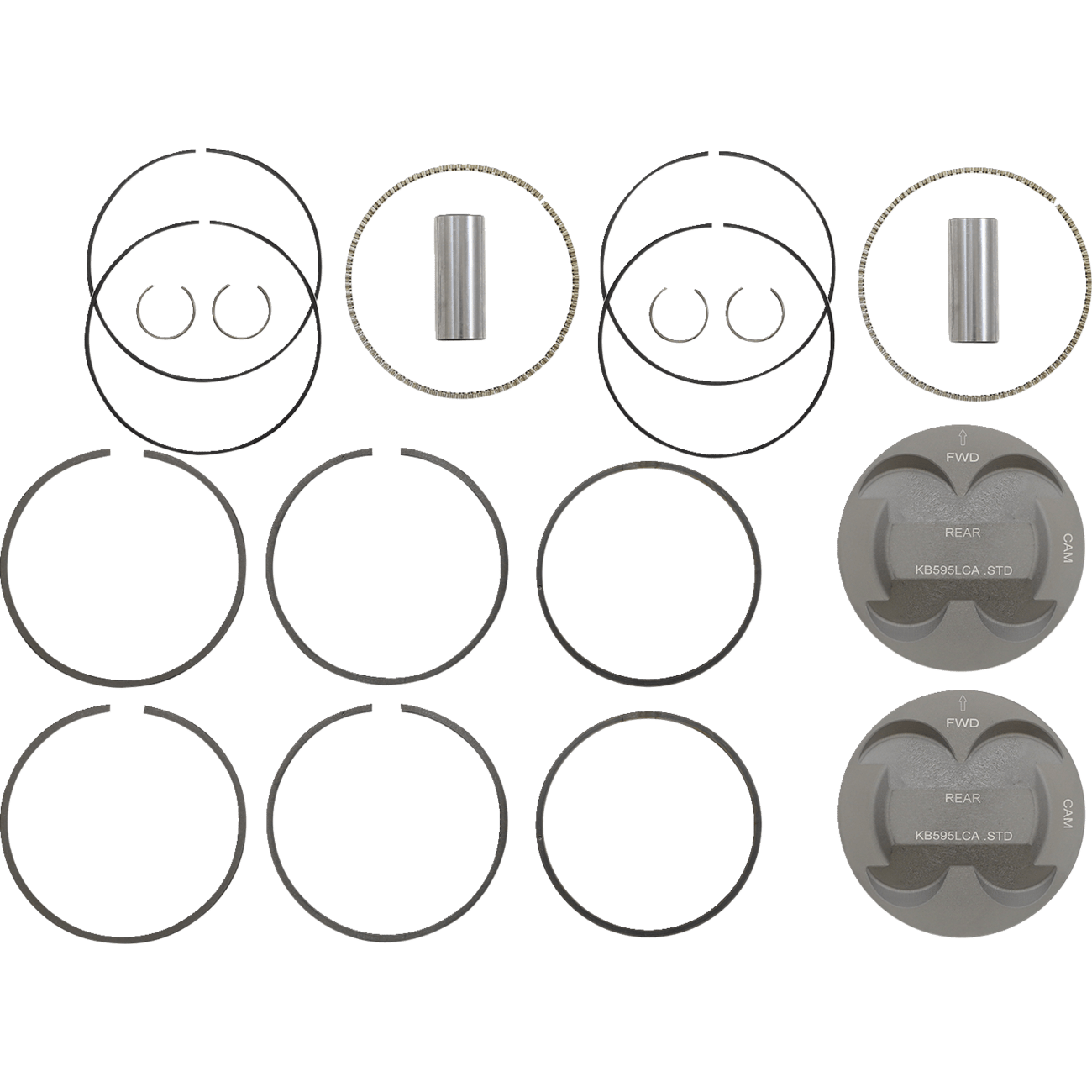 KB PERFORMANCE Piston Kit Standard M8