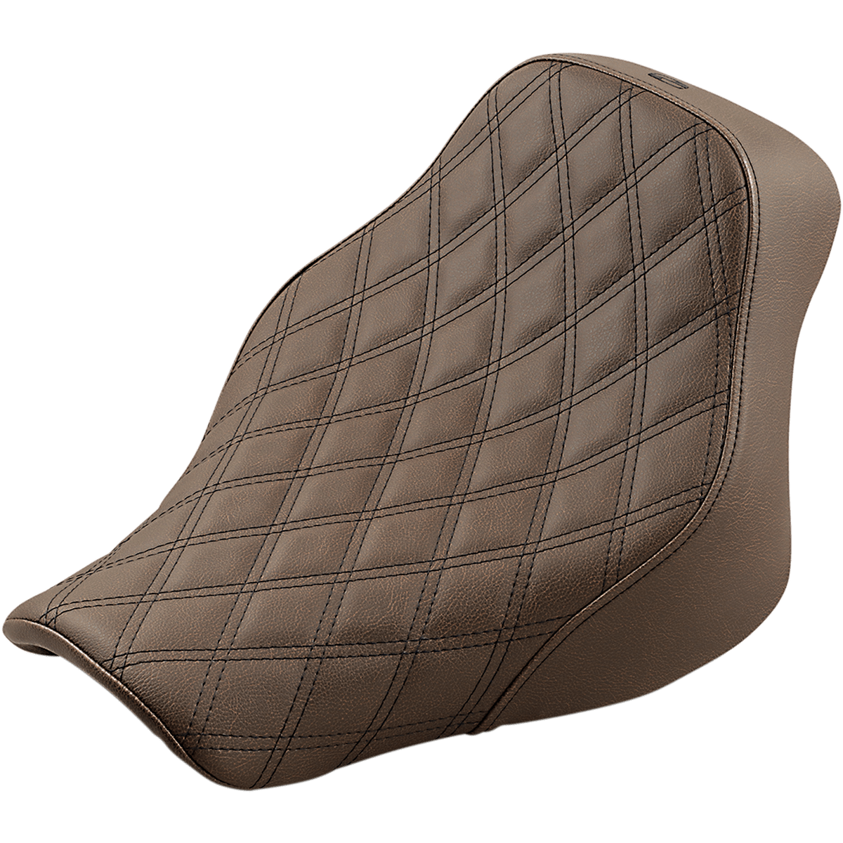 SADDLEMEN Renegade Solo Seat Lattice Stitched Brown FL '18-'20 81833002BLS