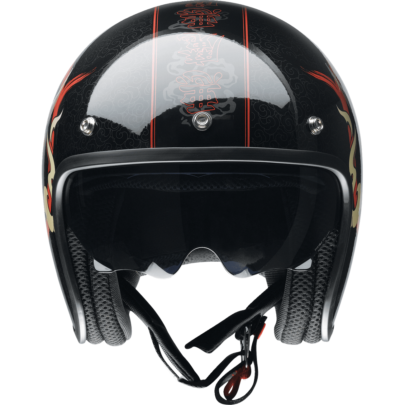 Z1R Saturn Helmet Devilish Gloss Black/Red Medium