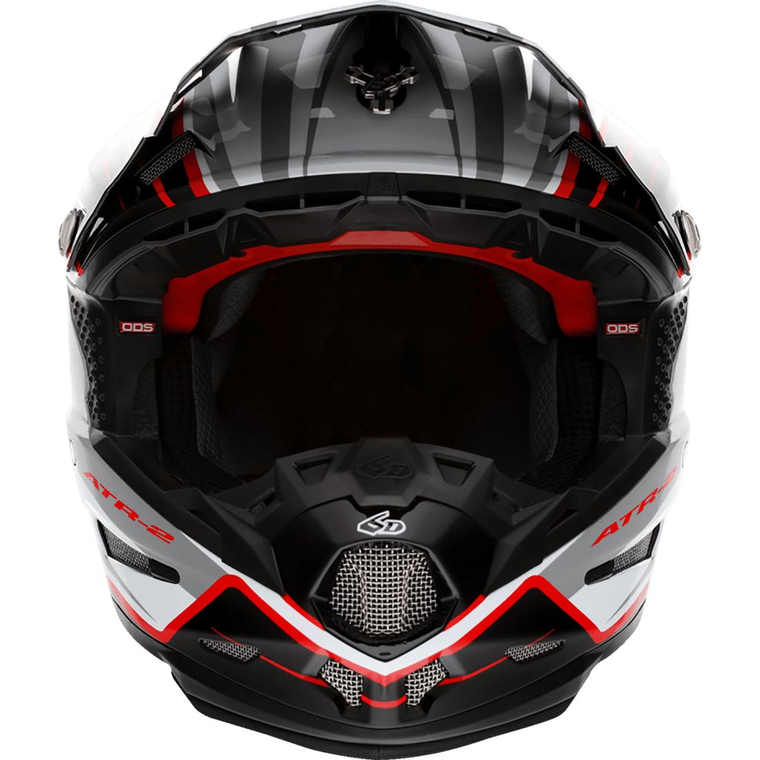 6D HELMETS ATR-2 Helmet Phase White/Red Medium 122836