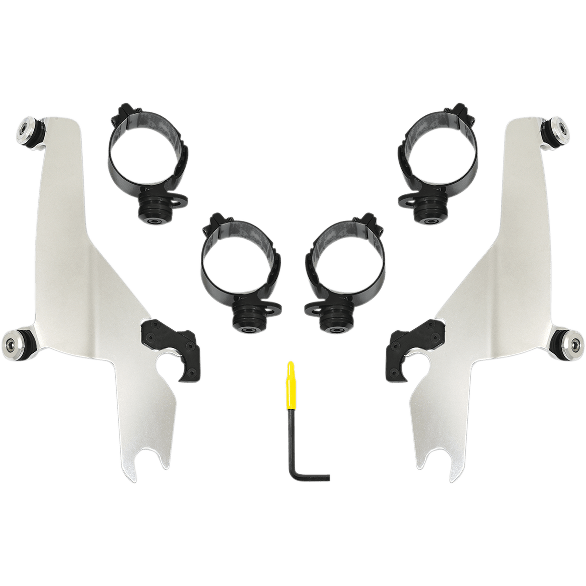 MEMPHIS SHADES Sportshield Trigger-Lock Mounting Kit Polished FLSB MEK2047