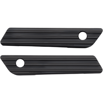 ARLEN NESS Saddlebag Latch Covers Black 03603