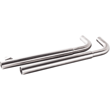 BRITISH CUSTOMS Straight Pipe Performance Tips Brushed BC902056BR