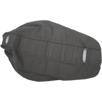 SDG 6-Ribbed Seat Cover Black Ribs/Black Top/Black Sides