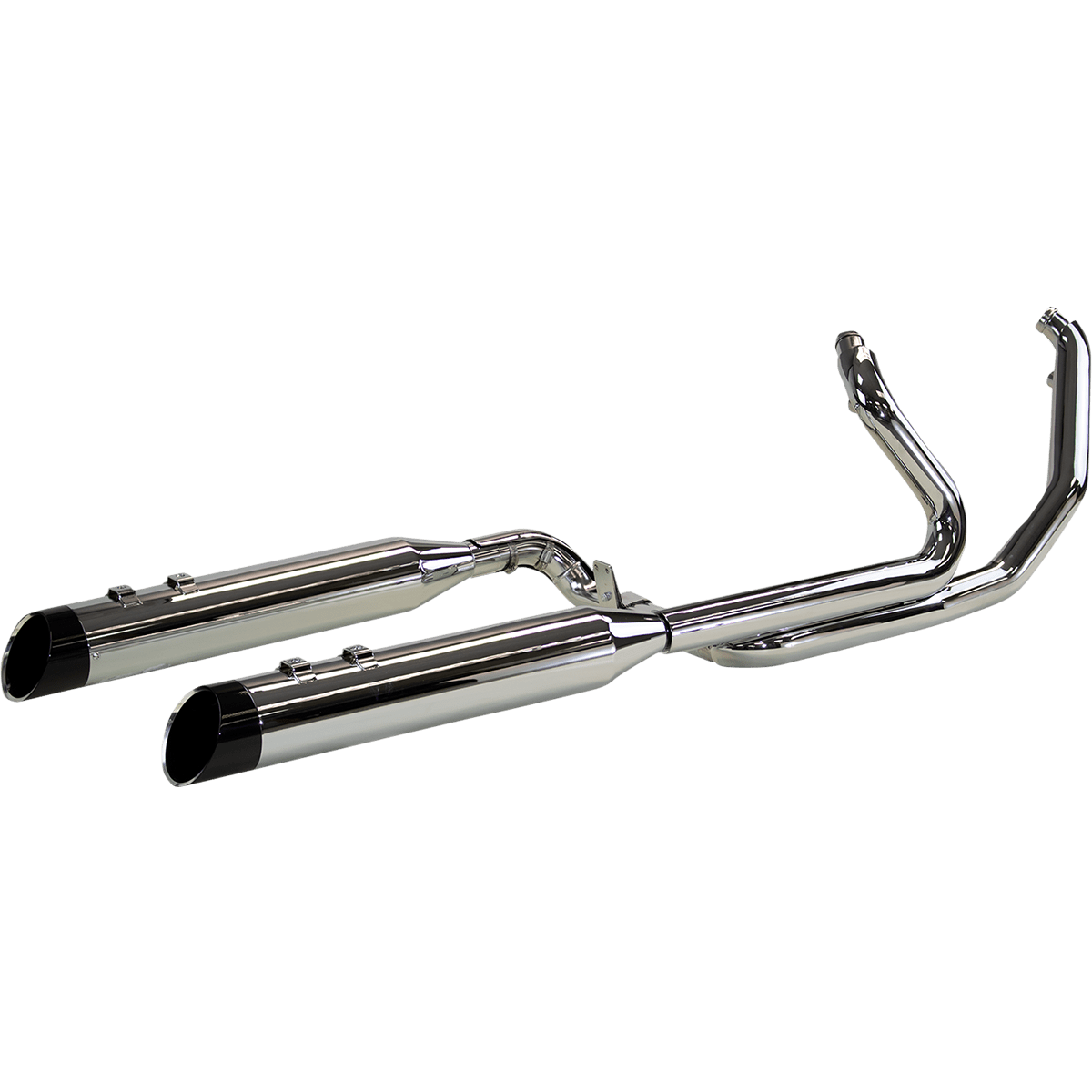 KHROME WERKS 2:2 Exhaust with 4.5" Muffler Chrome FL 200435