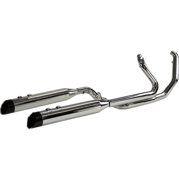 KHROME WERKS 2:2 Exhaust with 4.5" Muffler Chrome FL 200435