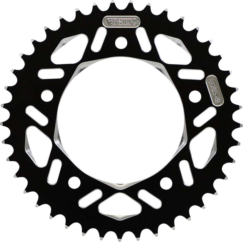 VORTEX Aluminum Sprocket Black Rear 41 Tooth