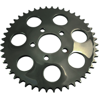 DRAG SPECIALTIES Rear Sprocket Gloss Black Dished 51 Tooth