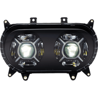 CUSTOM DYNAMICS LED Headlight Black Road Glide CDRGHB