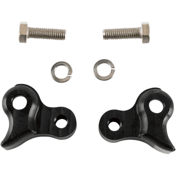 BURLY BRAND Rear Lowering Kit Black Lowers 1" '02-'08 FL B2842007